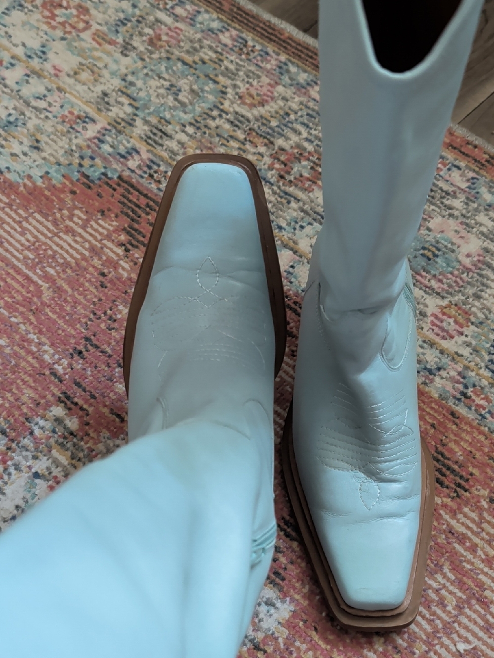 Robyn's Egg Square-Toe Cowboy Boots